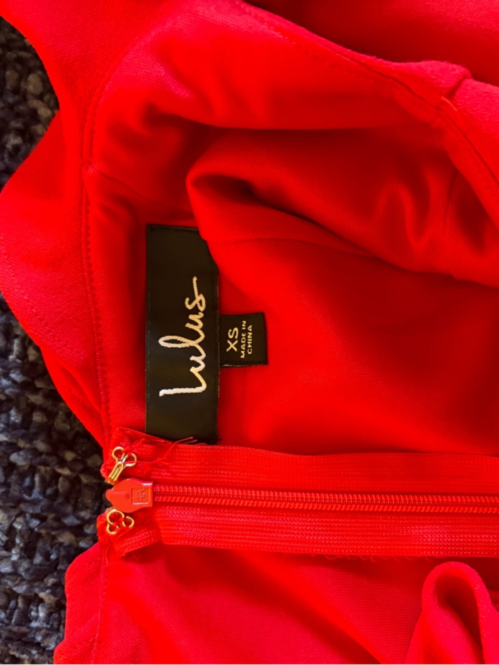 Lulu's Red Ruffle Bodycon Mini Dress - Picture 6 of 7